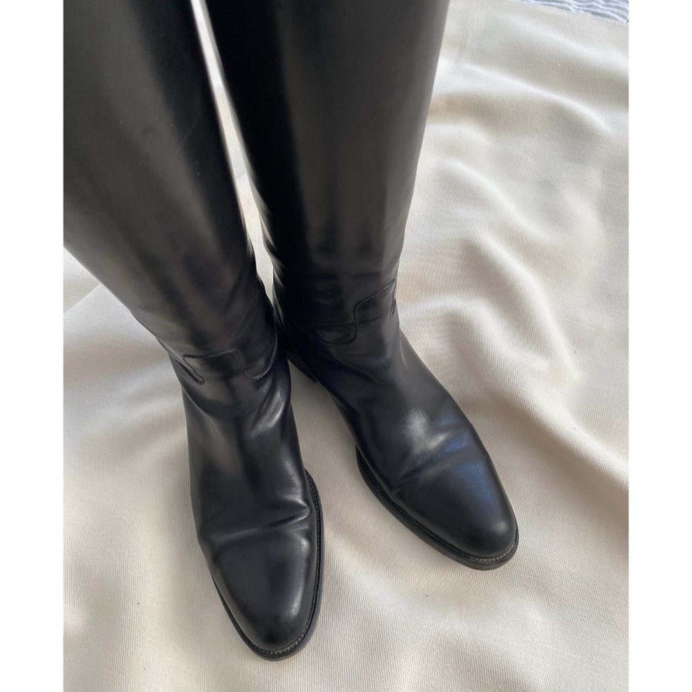 Sartore Black Riding Boots, size 39.5 (fits size 10) - Picture 13 of 13